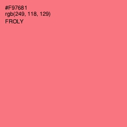 #F97681 - Froly Color Image