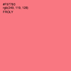 #F97780 - Froly Color Image