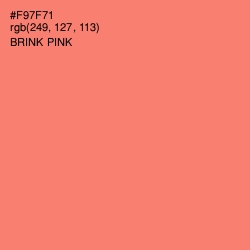 #F97F71 - Brink Pink Color Image