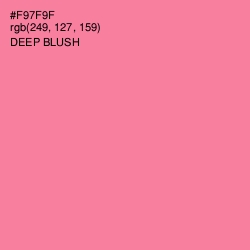 #F97F9F - Deep Blush Color Image