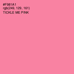 #F981A1 - Tickle Me Pink Color Image