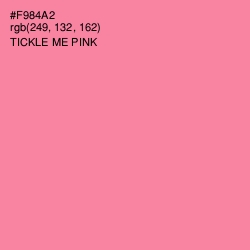 #F984A2 - Tickle Me Pink Color Image