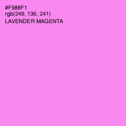 #F988F1 - Lavender Magenta Color Image