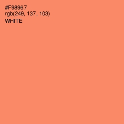 #F98967 - Salmon Color Image