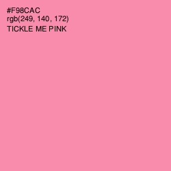 #F98CAC - Tickle Me Pink Color Image