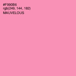 #F990B6 - Mauvelous Color Image