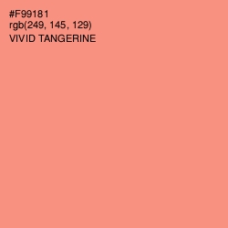 #F99181 - Vivid Tangerine Color Image