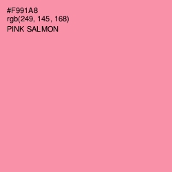 #F991A8 - Pink Salmon Color Image