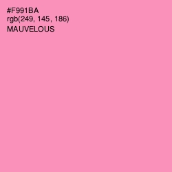 #F991BA - Mauvelous Color Image