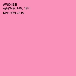 #F991BB - Mauvelous Color Image