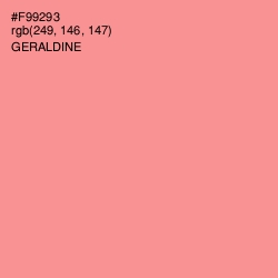 #F99293 - Geraldine Color Image