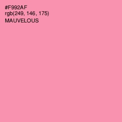 #F992AF - Mauvelous Color Image