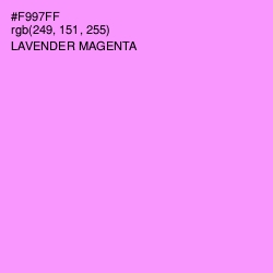 #F997FF - Lavender Magenta Color Image