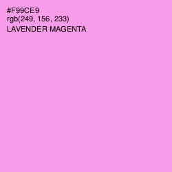 #F99CE9 - Lavender Magenta Color Image