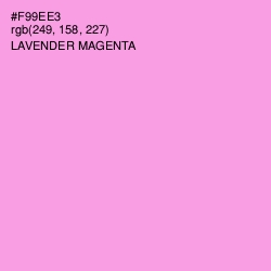 #F99EE3 - Lavender Magenta Color Image