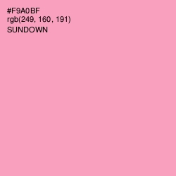 #F9A0BF - Sundown Color Image