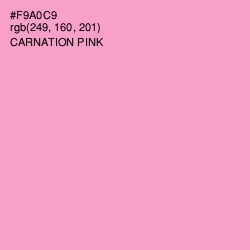 #F9A0C9 - Carnation Pink Color Image