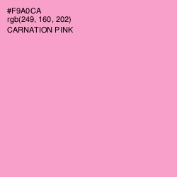 #F9A0CA - Carnation Pink Color Image