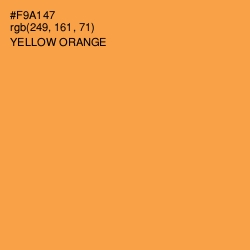 #F9A147 - Yellow Orange Color Image