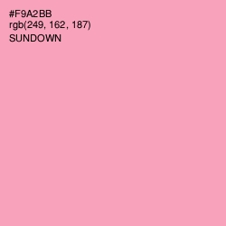 #F9A2BB - Sundown Color Image