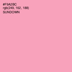 #F9A2BC - Sundown Color Image