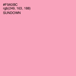 #F9A3BC - Sundown Color Image