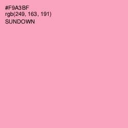 #F9A3BF - Sundown Color Image
