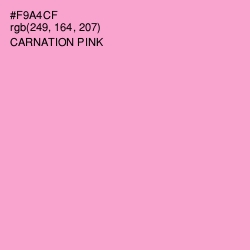 #F9A4CF - Carnation Pink Color Image