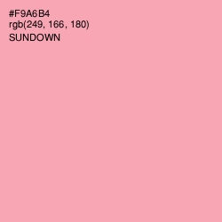 #F9A6B4 - Sundown Color Image