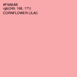 #F9A8AB - Cornflower Lilac Color Image