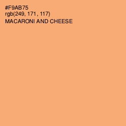 #F9AB75 - Macaroni and Cheese Color Image