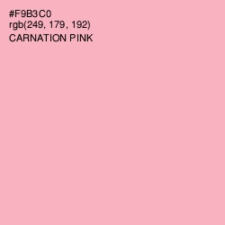 #F9B3C0 - Carnation Pink Color Image