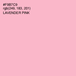 #F9B7C9 - Lavender Pink Color Image