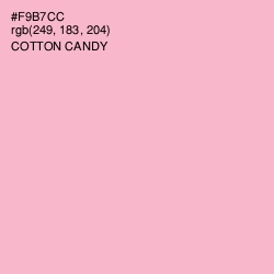 #F9B7CC - Cotton Candy Color Image