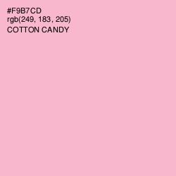 #F9B7CD - Cotton Candy Color Image