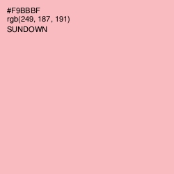 #F9BBBF - Sundown Color Image