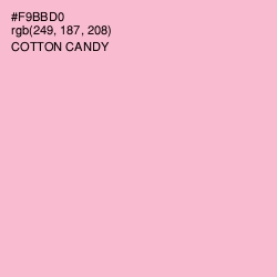 #F9BBD0 - Cotton Candy Color Image