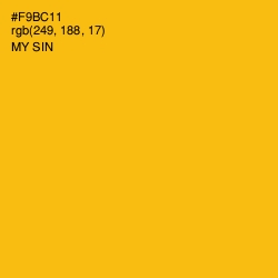 #F9BC11 - My Sin Color Image