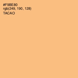 #F9BE80 - Tacao Color Image