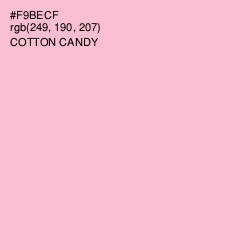 #F9BECF - Cotton Candy Color Image