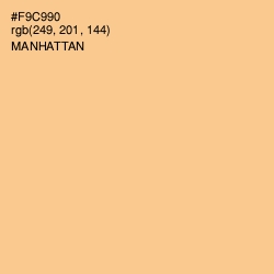 #F9C990 - Manhattan Color Image