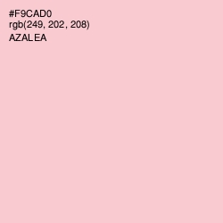 #F9CAD0 - Azalea Color Image