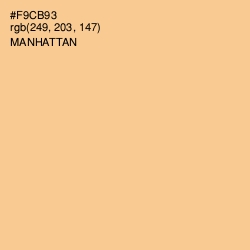 #F9CB93 - Manhattan Color Image