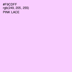 #F9CDFF - Pink Lace Color Image