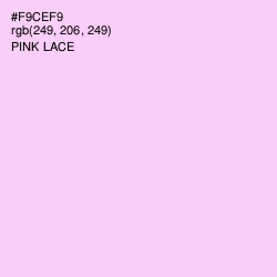 #F9CEF9 - Pink Lace Color Image