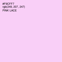 #F9CFF7 - Pink Lace Color Image