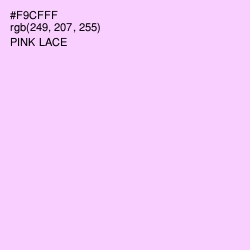 #F9CFFF - Pink Lace Color Image