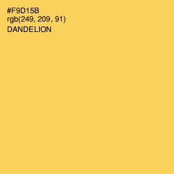 #F9D15B - Dandelion Color Image