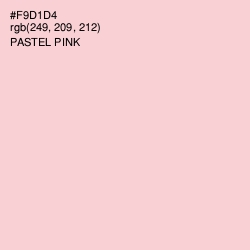 #F9D1D4 - Pastel Pink Color Image