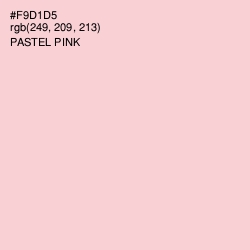 #F9D1D5 - Pastel Pink Color Image